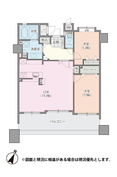 間取図(平面図)