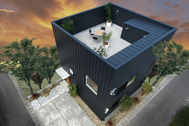 ZERO-CUBE+skybalcony 外観