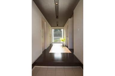 ワンフロアでつながる平屋ならではの暮らし 玄関