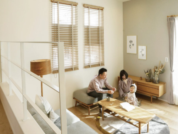 スキップフロアの大空間