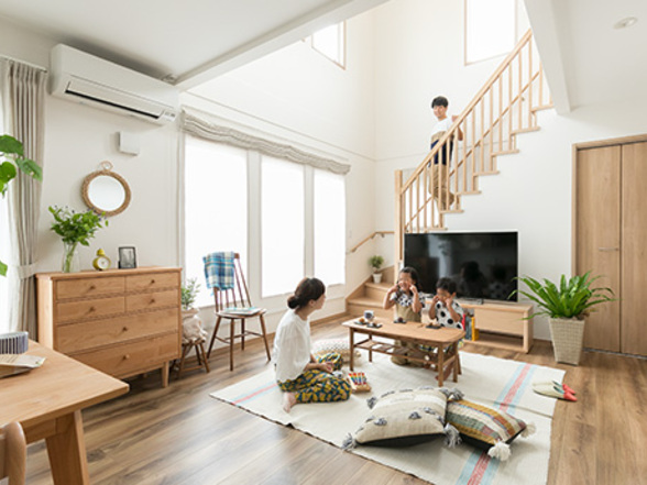 北欧の暮らしをイメージしたリビング