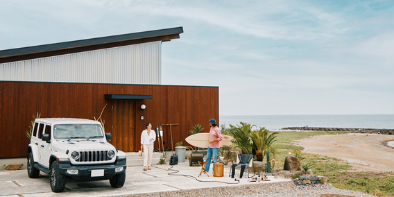 機能的な港みたい!? 人も荷物も渋滞知らずの玄関アプローチ