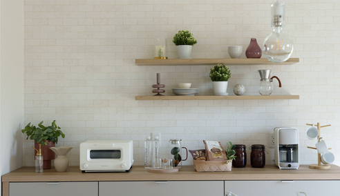 シンプルで、程よくラグジュアリー リラックスできる優しい空間