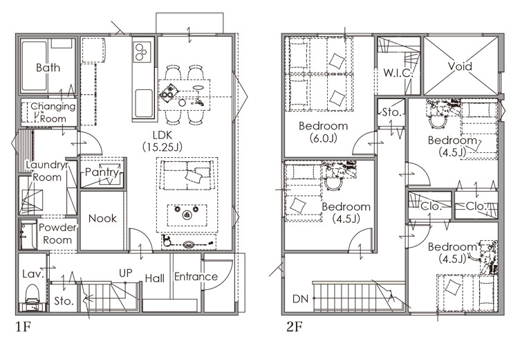 建物プラン例(間取)