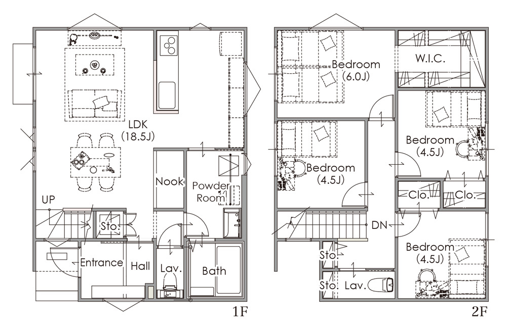 建物プラン例(間取)