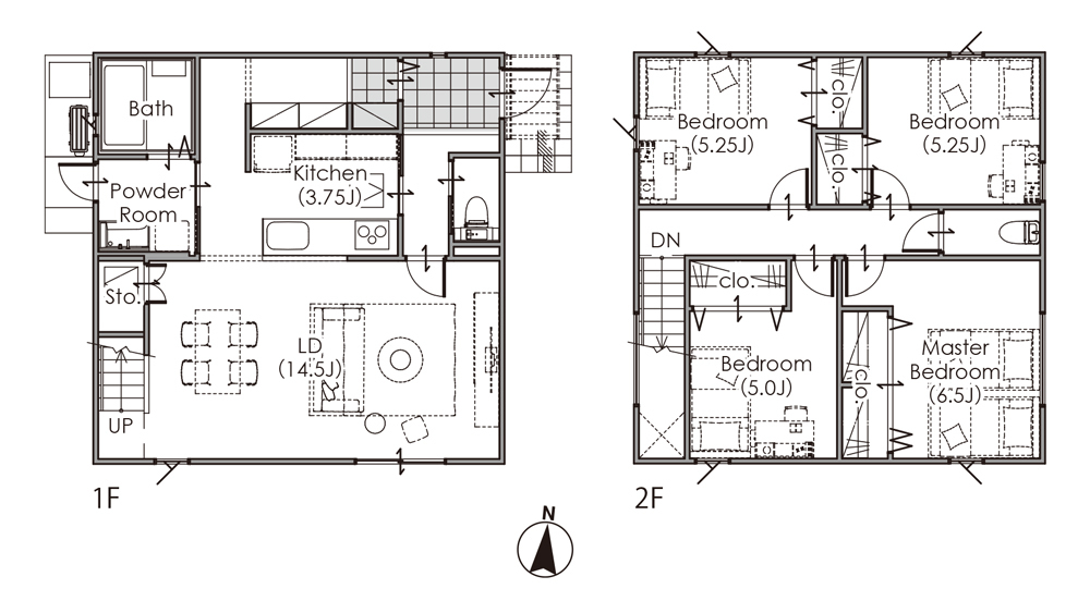建物プラン例(間取）