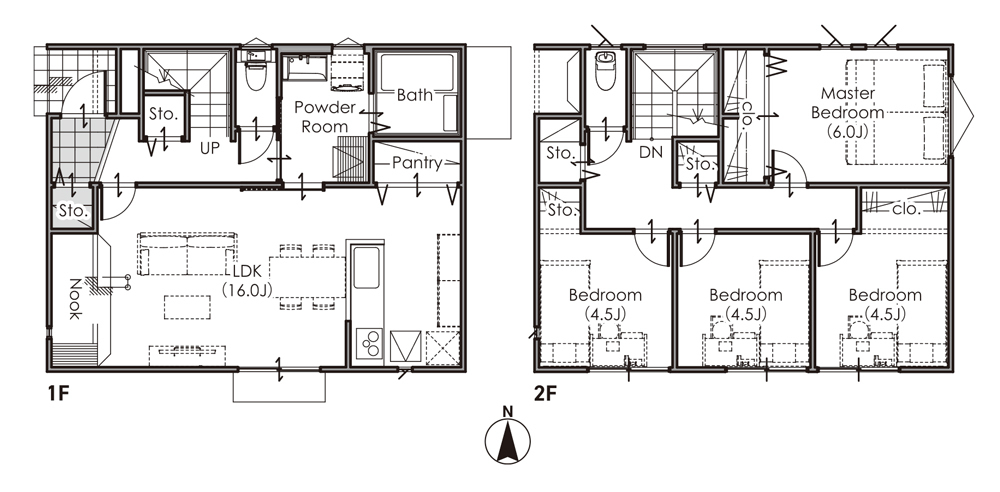 建物プラン例(間取）