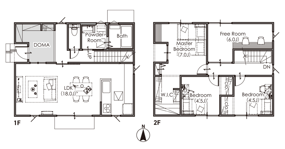 建物プラン例(間取）