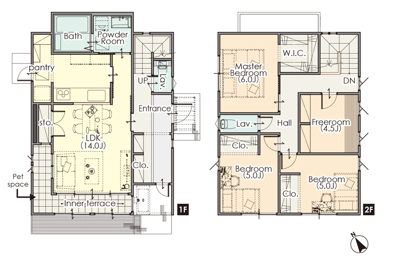 建物プラン例(間取）
