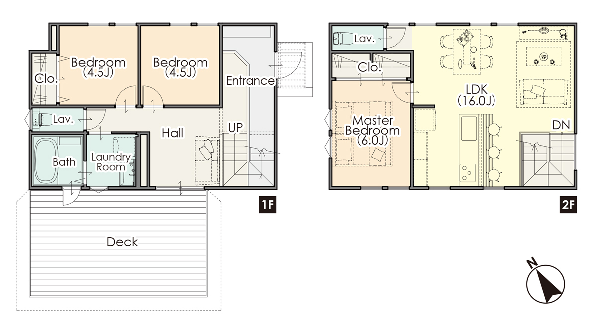 建物プラン例(間取）