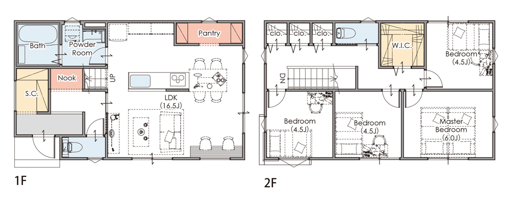 建物プラン例(間取）