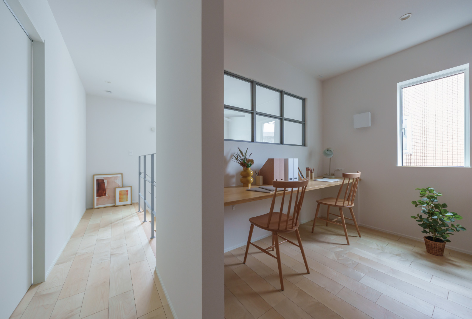 北欧風ナチュラルテイストな2Fフリースペース