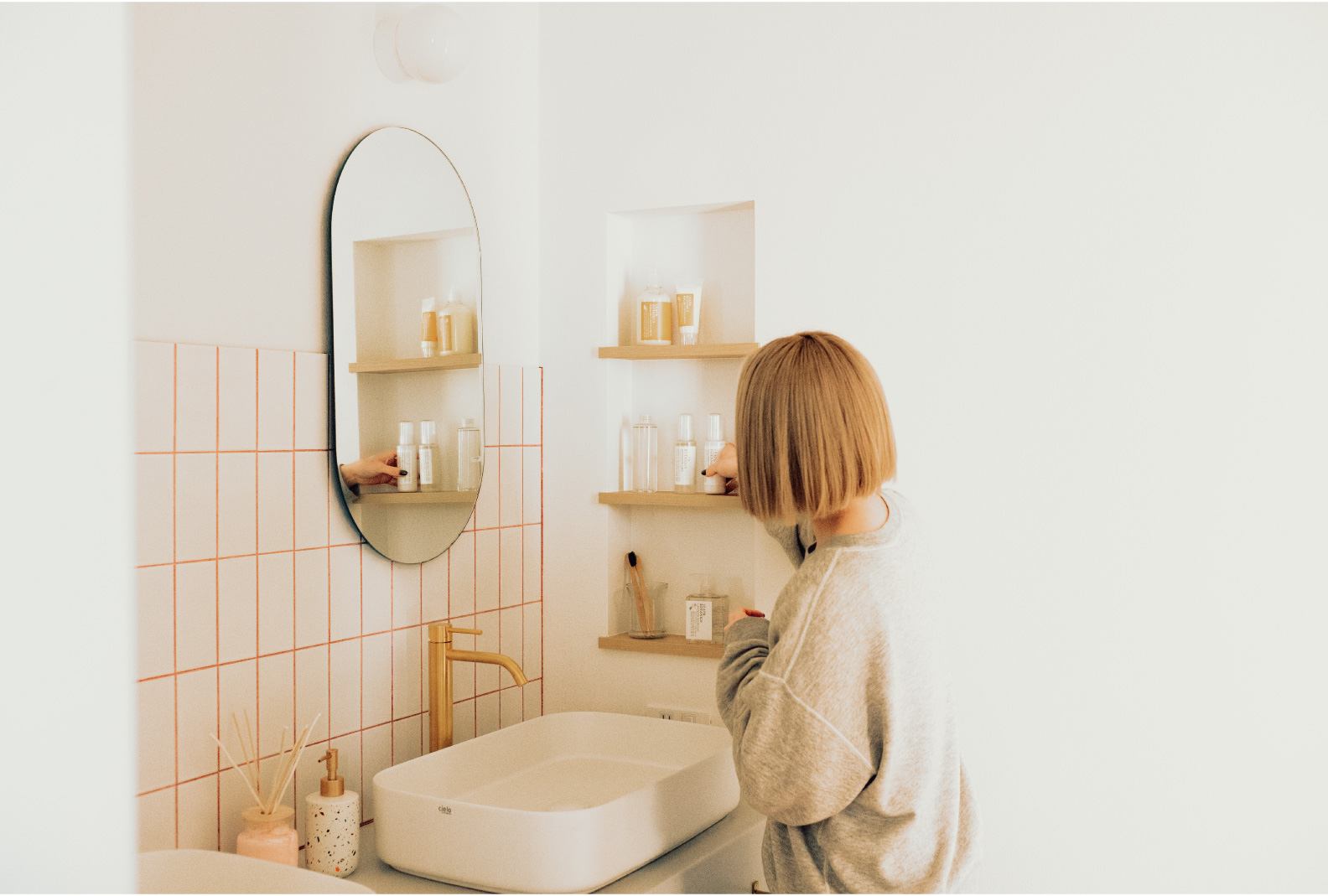 洗面の整理整頓