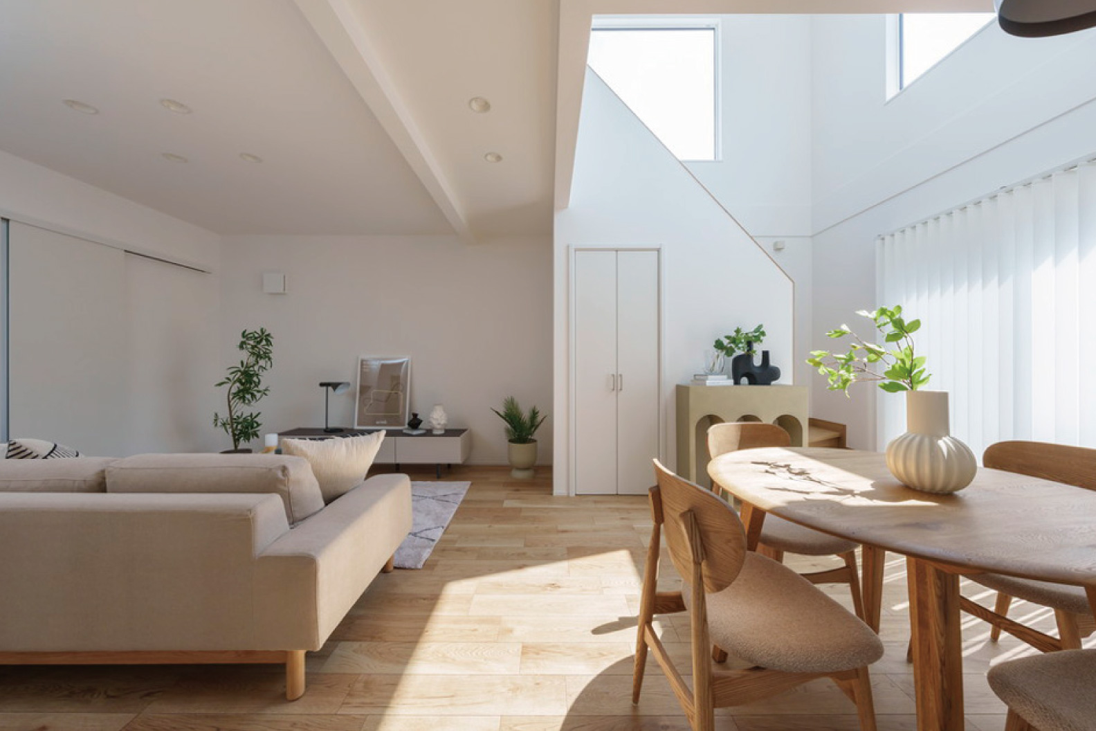 わさだ1号地リビングダイニング